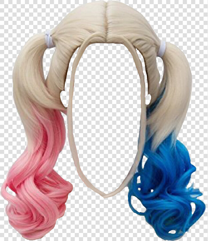 Hair Harley Dc Harleyquinn New Freetoedit   Peluca De Harley Quinn Png  Transparent PngTransparent PNG