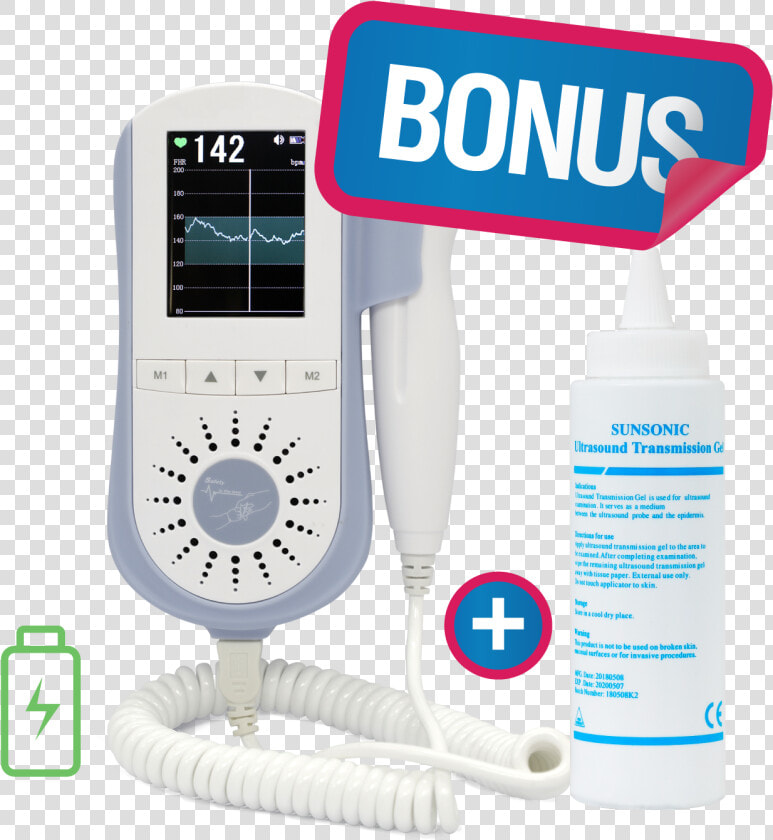 Jumper Angelsounds Fetal Doppler Detector Baby Ultrasound   Homecare Doppler Fetal Jpd 100e  HD Png DownloadTransparent PNG