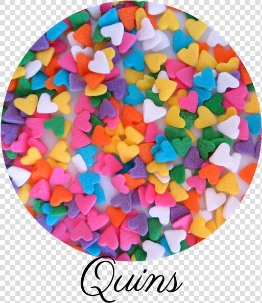 Heart Quin Sprinkles 01   Circle  HD Png DownloadTransparent PNG