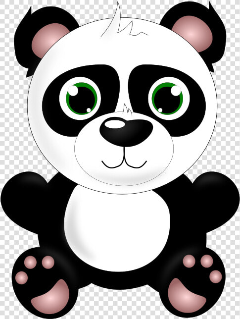 Baby Panda   Stuffed Animal Clipart Panda  HD Png DownloadTransparent PNG