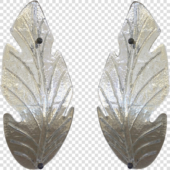 1980 Italian Vintage Nickel Pair Of Tall Silver Color   Murano  HD Png DownloadTransparent PNG