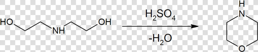 Morpholine From Dea   Morpholine Synthesis From Diethanolamine  HD Png DownloadTransparent PNG