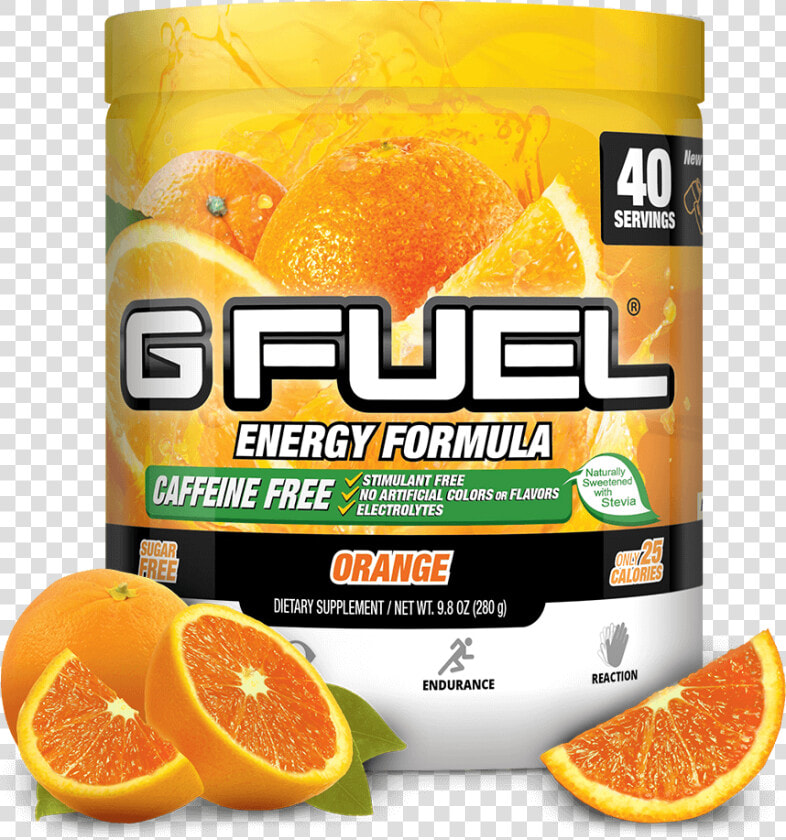 Orange Caffeine Free G   Gfuel Orange  HD Png DownloadTransparent PNG