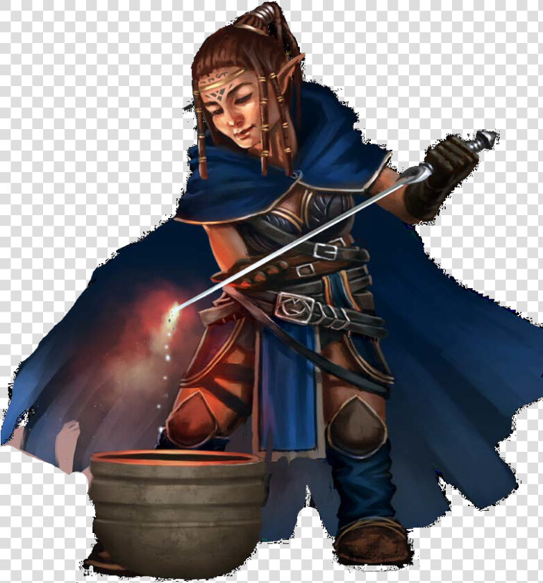 Transparent Halfling Png   Lightfoot Halfling Rogue Female  Png DownloadTransparent PNG