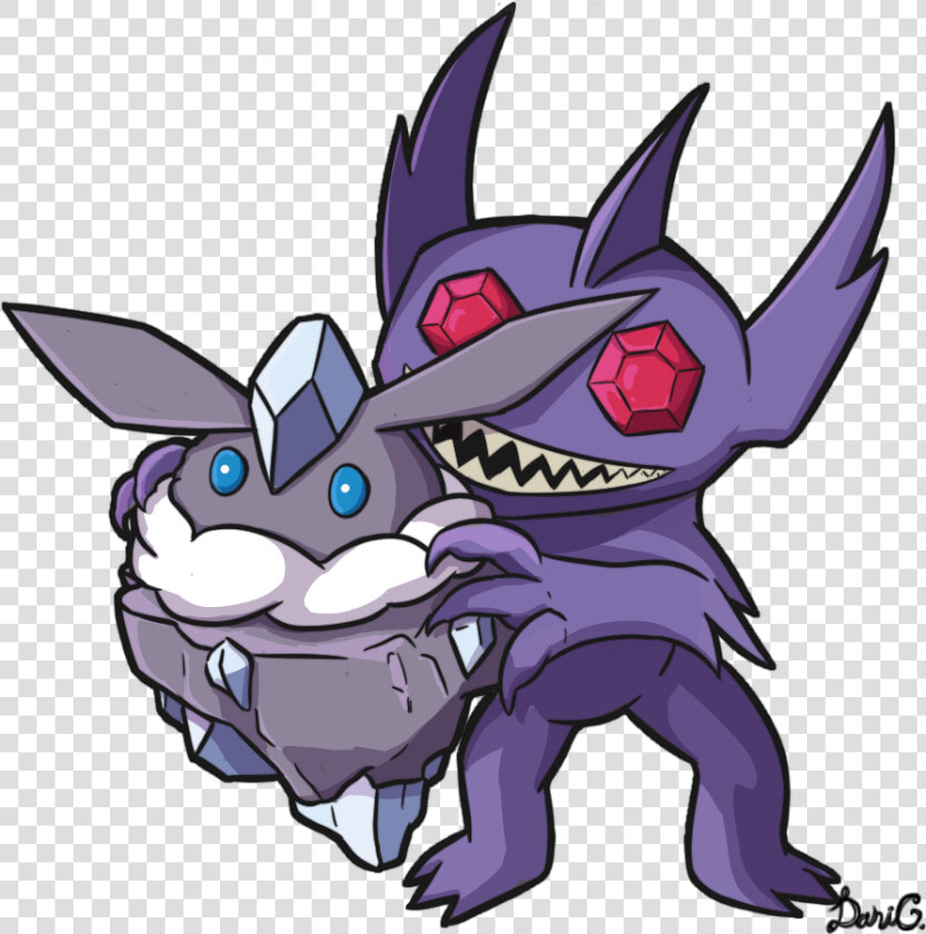 Where S My Gem Carbink   Sableye And Carbink  HD Png DownloadTransparent PNG