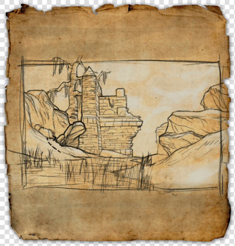 Treasure Map Sauravmoni Shadowfen Scrolls Picturesque   Shadowfen Treasure Map 6  HD Png DownloadTransparent PNG