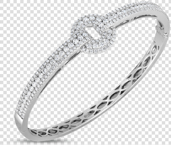 Roberto Coin Bangle With Diamonds   Engagement Ring  HD Png DownloadTransparent PNG