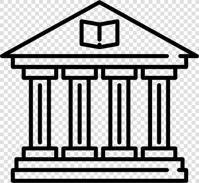 Old Library Building   Library Building Icon  HD Png DownloadTransparent PNG