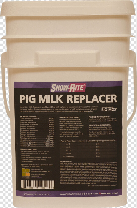 Show Rite Pig Milk Replacer  HD Png DownloadTransparent PNG