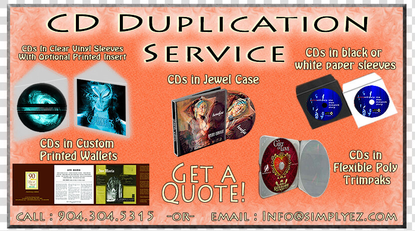 Cd Duplication Services   Flyer  HD Png DownloadTransparent PNG