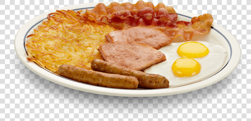 Eggs Bacon Ham And Sausage  HD Png DownloadTransparent PNG