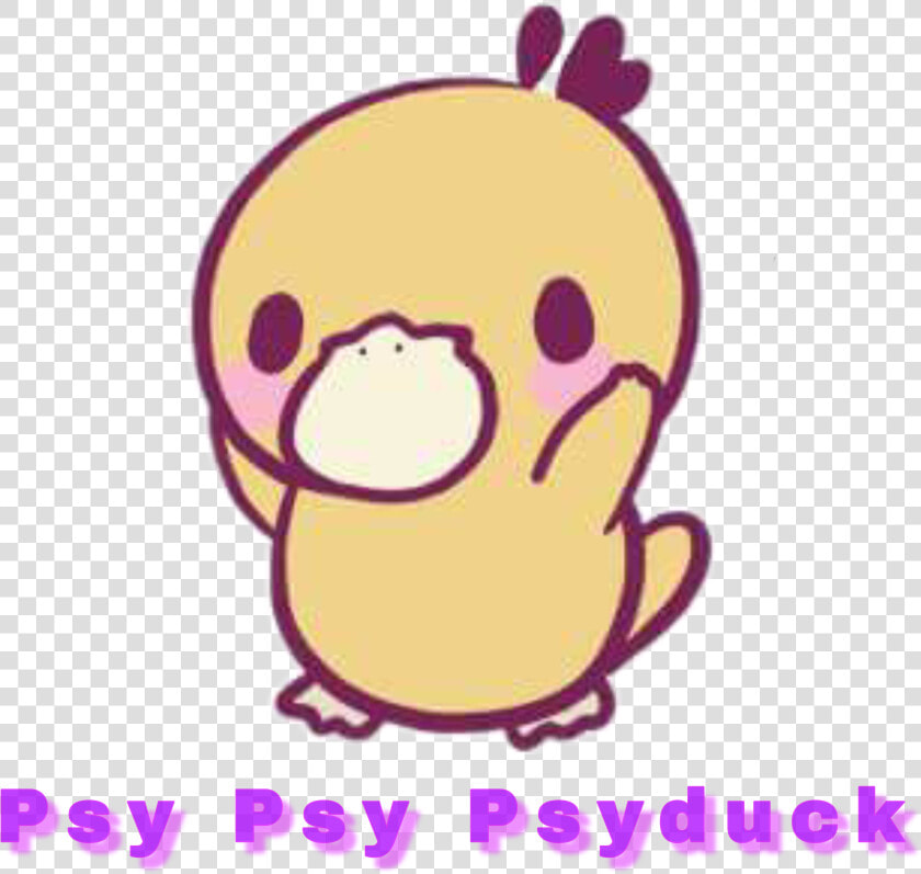  p0kem0n  psyduck  freetoedit   Psyduck Kawaii  HD Png DownloadTransparent PNG