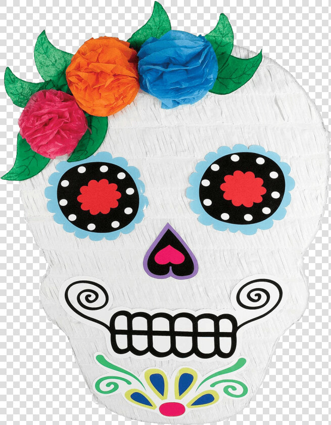 Sugar Skull Piñata Tether Float Png Minnie Mouse Sugar   Dia De Los Muertos Skull Pinata  Transparent PngTransparent PNG