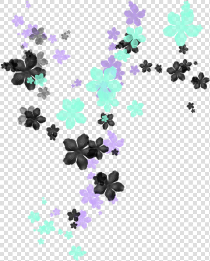  flowers  flower  falling  nature  garden  purple  HD Png DownloadTransparent PNG