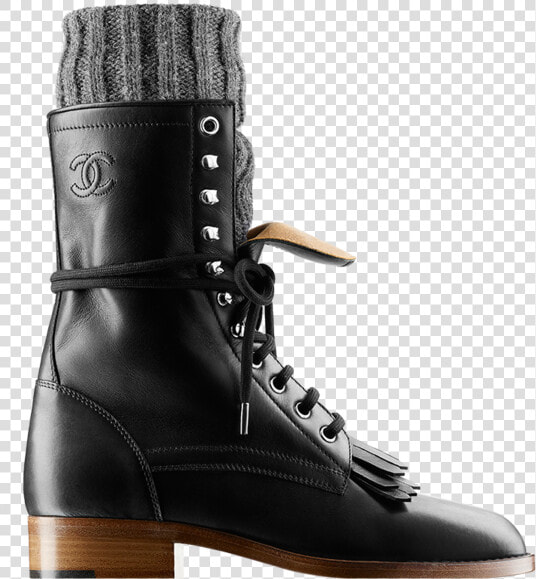 Transparent Combat Boots Png   Chanel Sock Boots  Png DownloadTransparent PNG