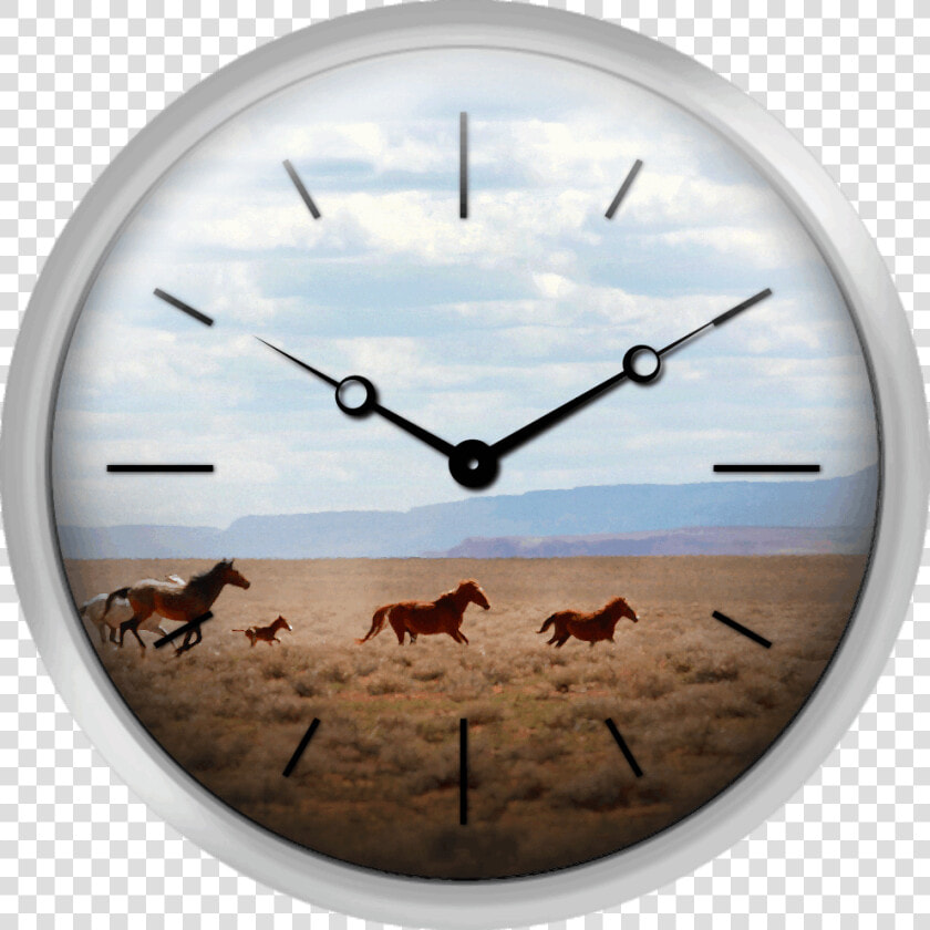 Wild Horses Navajo Nation Indian Reservation Usa   Texture Clock Png  Transparent PngTransparent PNG