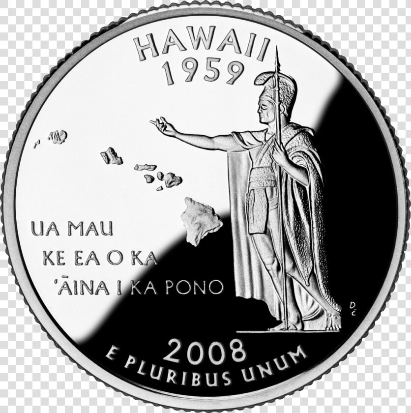 2008 Hi Proof   Hawaii State Quarter  HD Png DownloadTransparent PNG