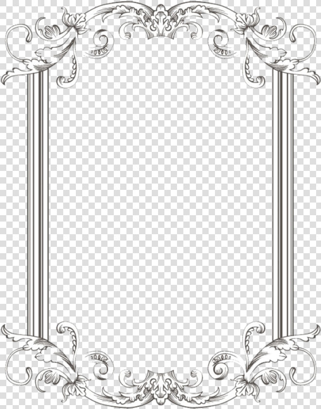 Vintage Border Frame Image   Vintage Border No Background  HD Png DownloadTransparent PNG