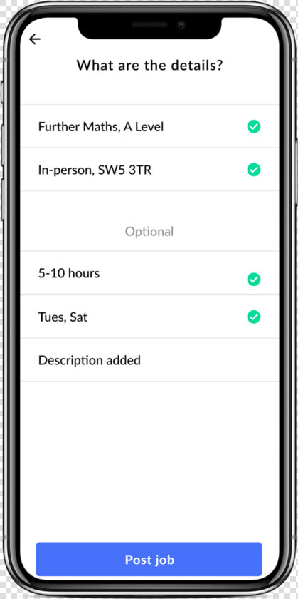 Post A Job Private Tutor   Swish Check Out  HD Png DownloadTransparent PNG