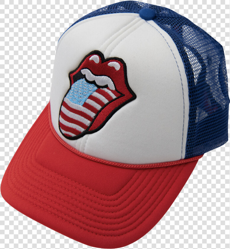 Transparent Rolling Stones Tongue Png   Rolling Stones Trucker Hat  Png DownloadTransparent PNG