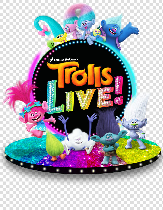 Dreamworks Trolls Live   Trolls World Tour Cast  HD Png DownloadTransparent PNG