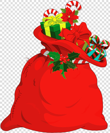 Christmas Santa Bag Png Picture   Santa  39 s Bag Clipart  Transparent PngTransparent PNG