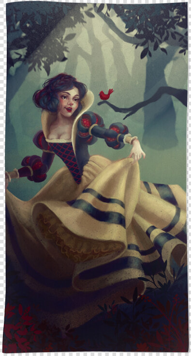 Toalha Branca De Neve De Flávia Fernandes De Oliveirana   Snow White Digital Art  HD Png DownloadTransparent PNG