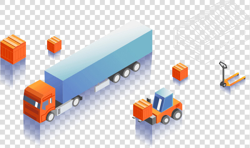 Freight Shipping Truckload Supply Chain Logistics   Model Car  HD Png DownloadTransparent PNG