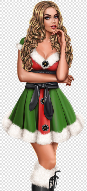 Tube Femmes Noel Happy   Girl Tube Png  Transparent PngTransparent PNG