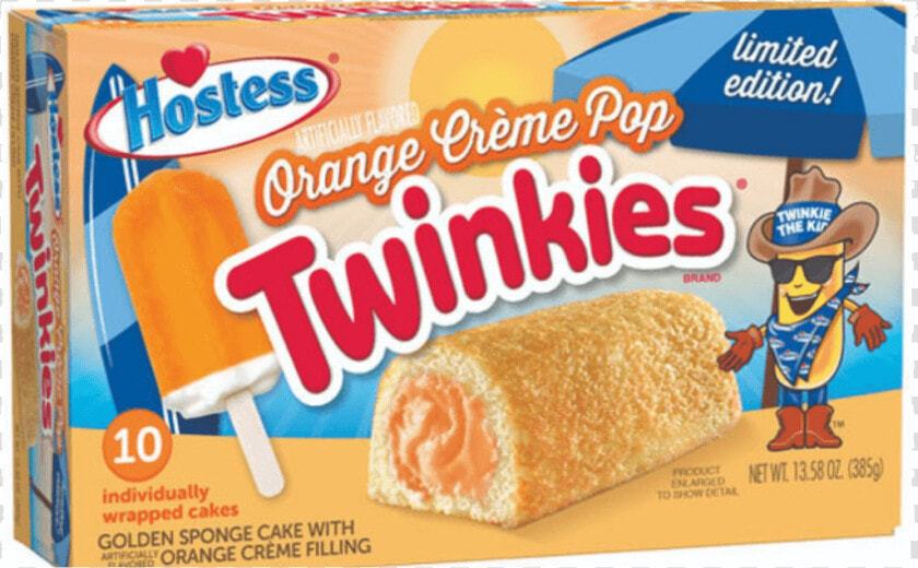 Twinkies Orange Creme Pop 10 Pack   Hostess  HD Png DownloadTransparent PNG