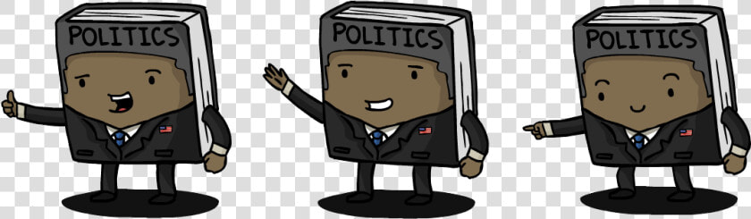 Cartoon Politics Textbooks  HD Png DownloadTransparent PNG