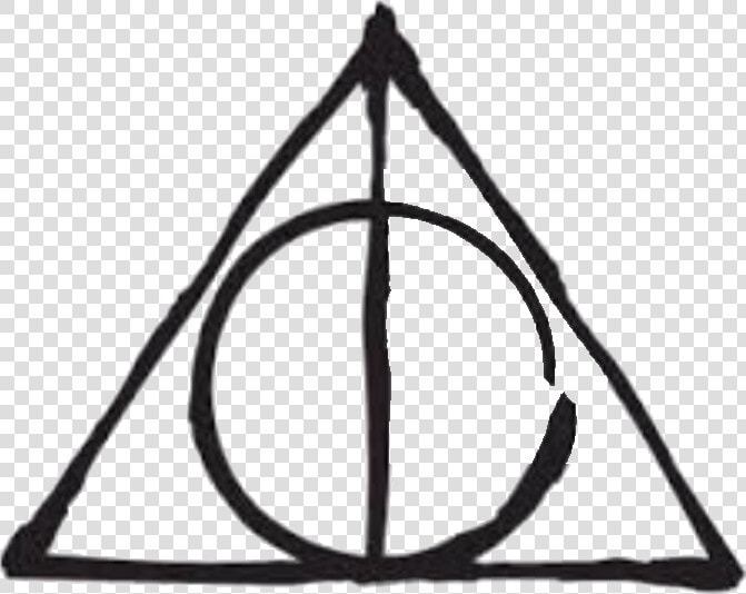 Wand Transparent Deathly Hallows   Harry Potter Deathly Hallows Symbol  HD Png DownloadTransparent PNG