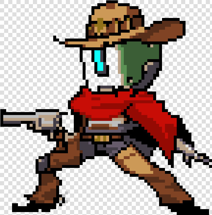 Photo Via  meese Commander   Overwatch Mccree Pixel Spray  HD Png DownloadTransparent PNG