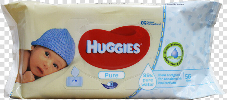 Huggies Pure Baby Wipes 56 S   Huggies Pure Wet Wipes  HD Png DownloadTransparent PNG