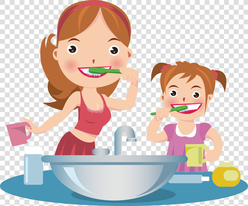 Clip Art Pictures Of Brushing Teeth   Modeling Nell Autismo  HD Png DownloadTransparent PNG