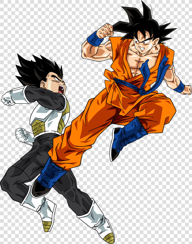 Dbz Characters  Goku And Vegeta  Son Goku  Dragon Ball   De Goku Vs Vegeta  HD Png DownloadTransparent PNG