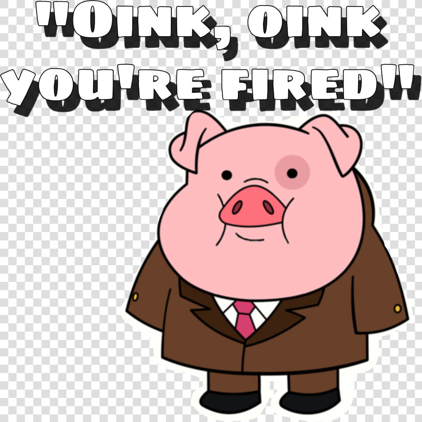  gravityfalls  waddles  bosswaddles   Cartoon  HD Png DownloadTransparent PNG