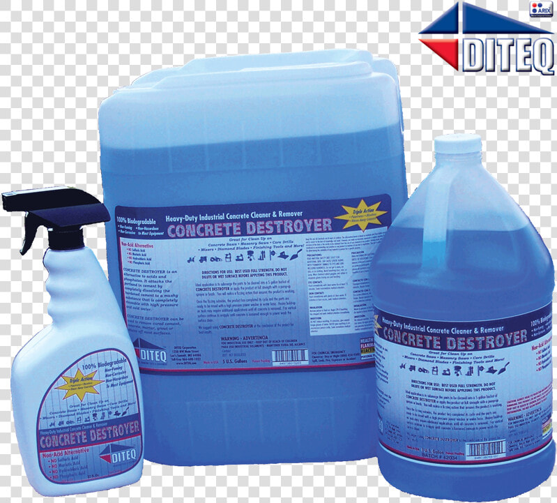 Foaming Concrete Destroyer 5 Gallons   Diteq  HD Png DownloadTransparent PNG