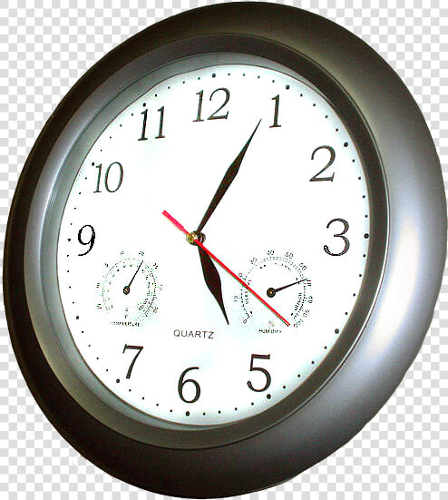 Wall Clock   Clock With Adjacent Angles  HD Png DownloadTransparent PNG