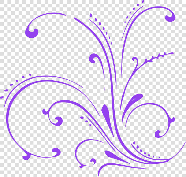 Purple Scroll Clip Art   Purple Wedding Clip Art  HD Png DownloadTransparent PNG