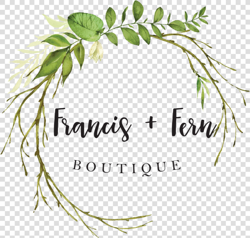 Francis Fern   Logo With Fern  HD Png DownloadTransparent PNG