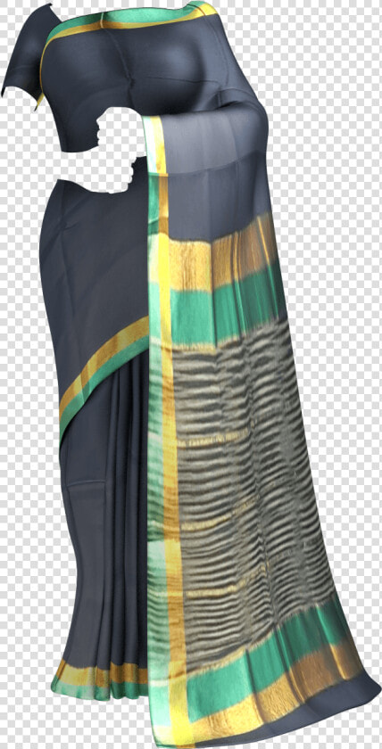 Shop Space Blue Cotton Saree With Light Jade Green   Uppada Check Sarees Png  Transparent PngTransparent PNG