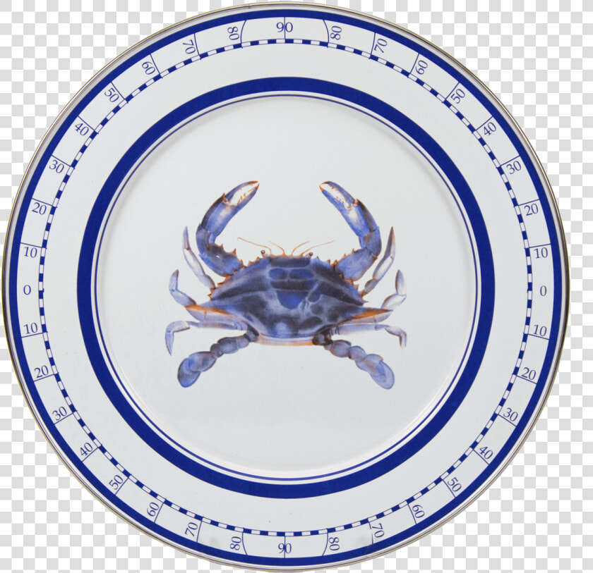 Blue Crab Pattern   Crab Design Plate  HD Png DownloadTransparent PNG