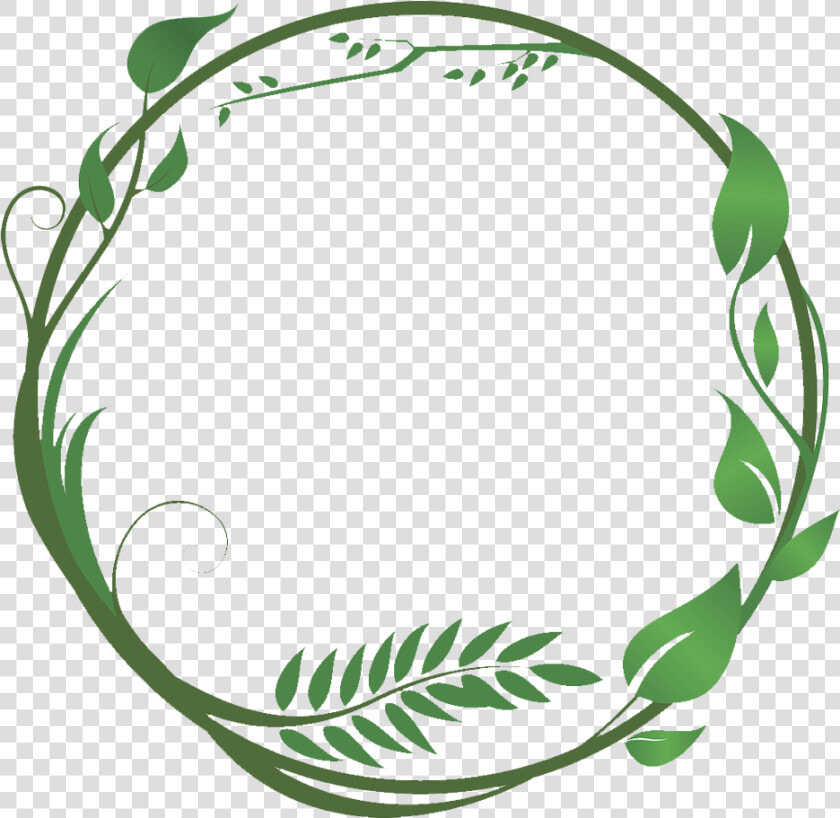 Transparent Leaf Vine Clipart   Leaves Round Border Png  Png DownloadTransparent PNG