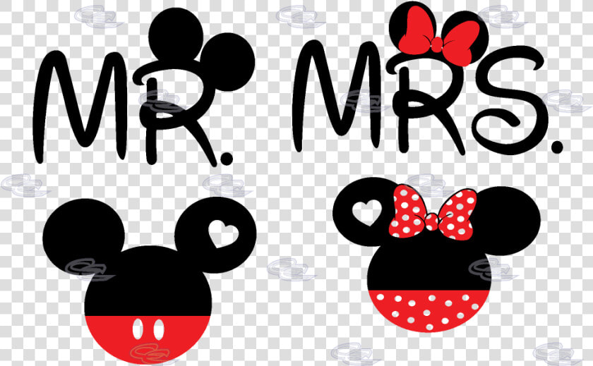 Minnie Mouse Heads   Mr And Mrs Mickey Mouse  HD Png DownloadTransparent PNG