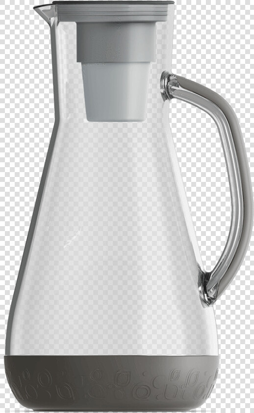 64 Oz Water Pitcher Grey With Filter Class   Pitcher With Little Water  HD Png DownloadTransparent PNG