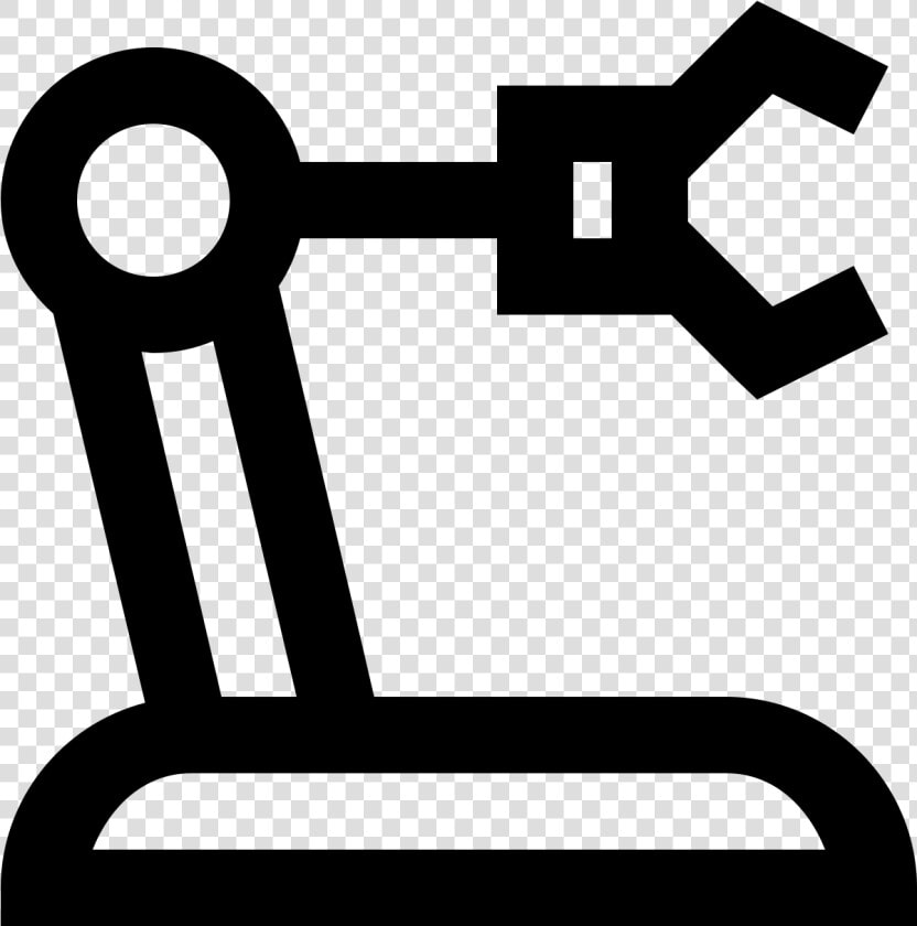 Robot Icon Png Download   White Transparent Robotic Icon  Png DownloadTransparent PNG