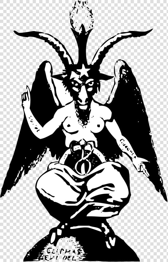 Of Symbol Satanism Theistic Satan Church Baphomet Clipart   Transparent Baphomet Png  Png DownloadTransparent PNG