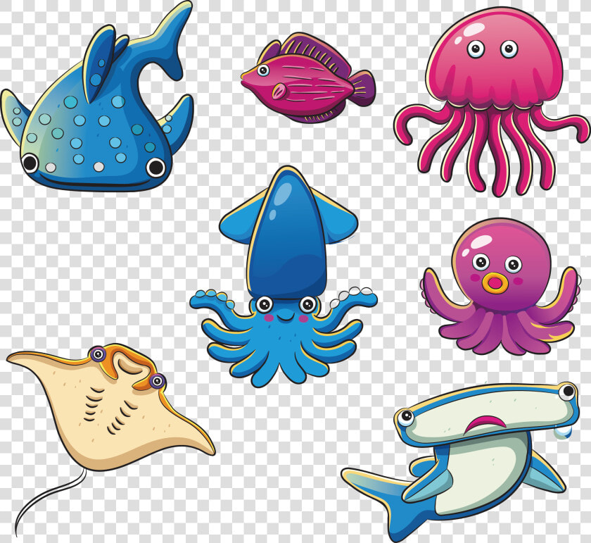 Cliparts For Free   Benthic Zone Animals Drawing  HD Png DownloadTransparent PNG