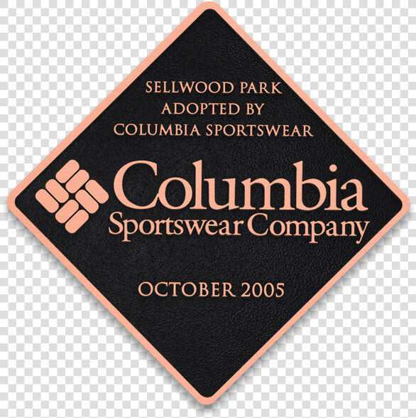 Thin Copper Plaque   Columbia Sportswear Company  HD Png DownloadTransparent PNG